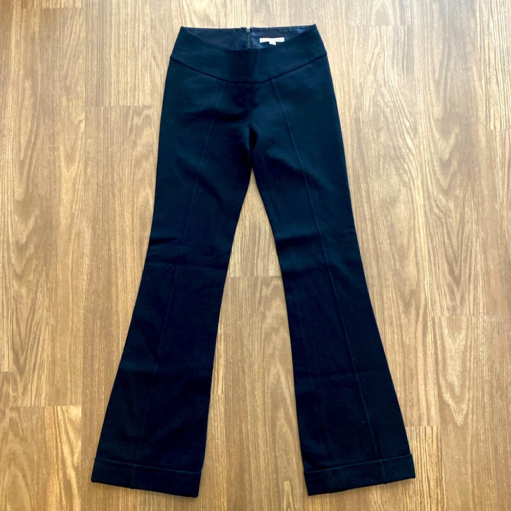 Alice and Olivia black knit pants